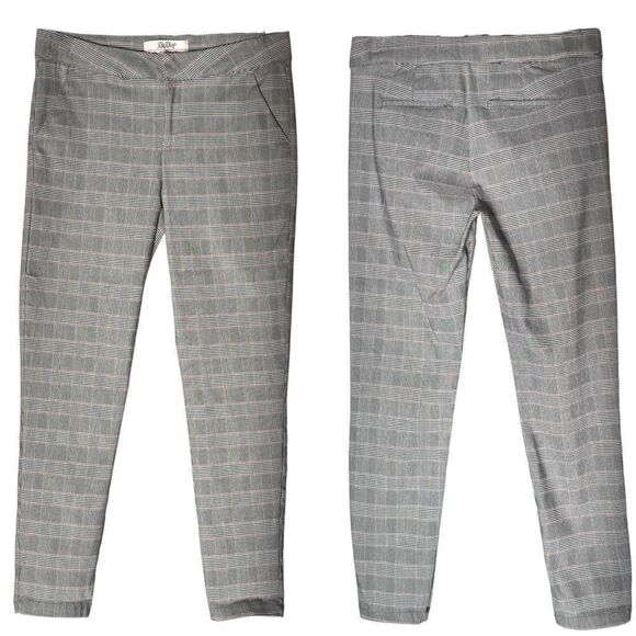 BeBop Women’s Plaid Straight Leg Ankle Pants, Size 9 - Picture 1 of 14